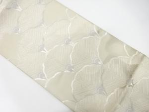 アンティーク　花青海波模様織り出し袋帯（材料）